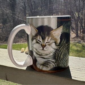 1998 Lang & Wise Collector Cat Coffee Mug Morton, Norris, Natasha Williams